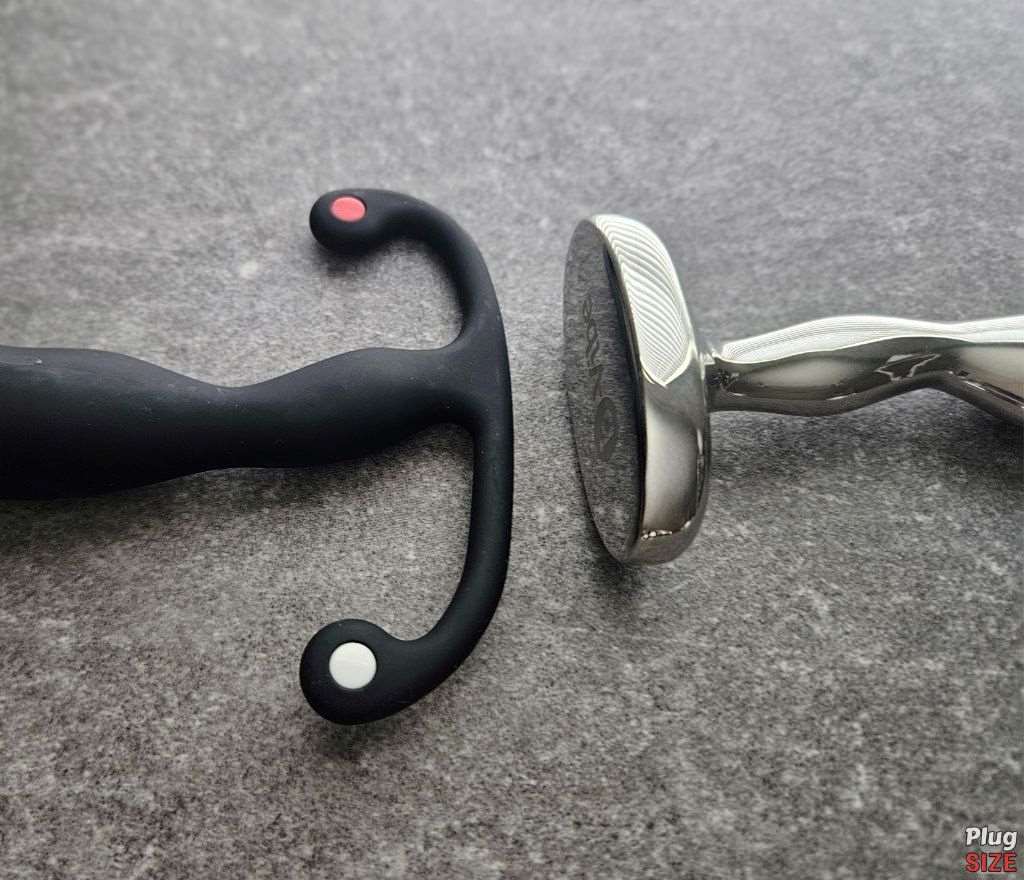 B vibe stainless steel prostate plug vs. Aneros Helix Syn Trident base for multi axial motion