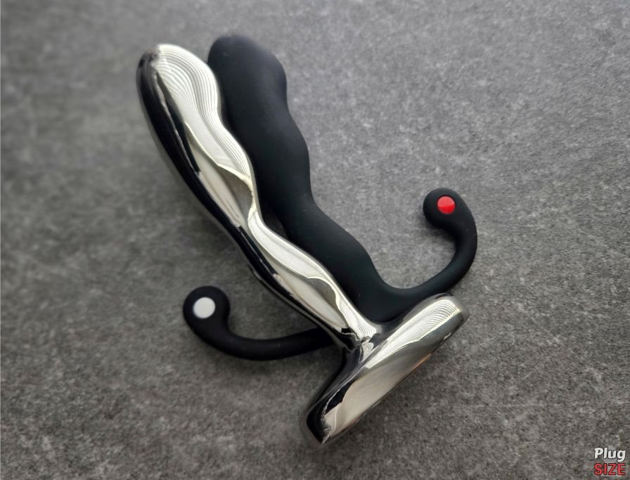 B vibe stainless steel prostate plug vs. Aneros Helix Syn Trident prostate shape
