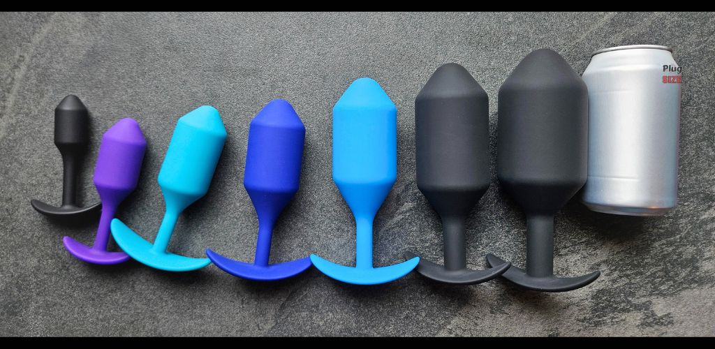 Snug Plug weighted buttplug dimensions sizes 1–7